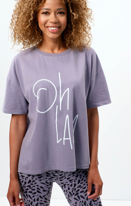 | color:lila |t-shirt ohlala lila bio baumwolle