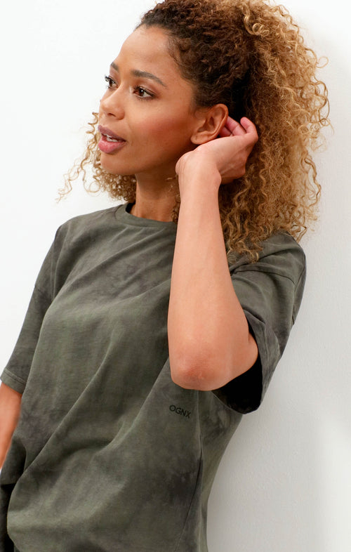 | color:grün |batik t-shirt grün