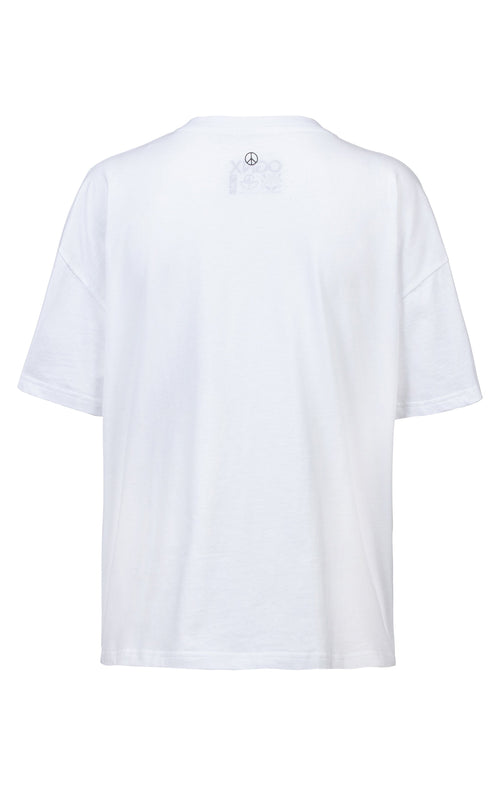 | color:weiß |yoga T-shirt weiß one line