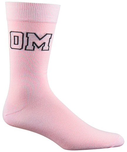 Yoga Socken OM Bio Baumwolle - rosa | color:rosa |yoga socken OM druck rosa