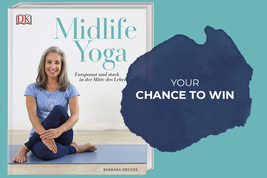Win the book Midlife Yoga and our Pigment Dyed Lotus Shirt (finished)