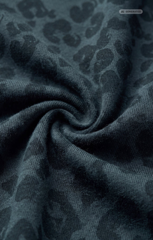 Yoga Soft Leggings 2.0 Leo Bio Baumwolle Luna - waldgrün – AI GENERATED / KI-GENERIERT