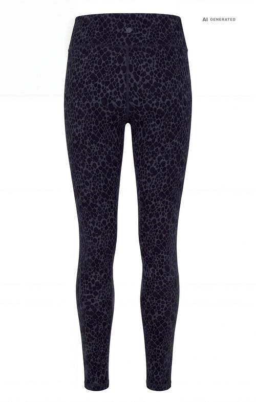 Yoga Soft Leggings 2.0 Animal Bio Baumwolle Luna - grau – AI GENERATED / KI-GENERIERT