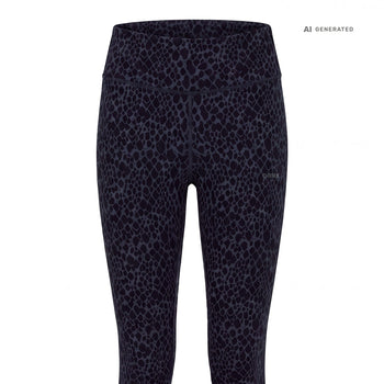 Yoga Soft Leggings 2.0 Animal Bio Baumwolle Luna - grau – AI GENERATED / KI-GENERIERT
