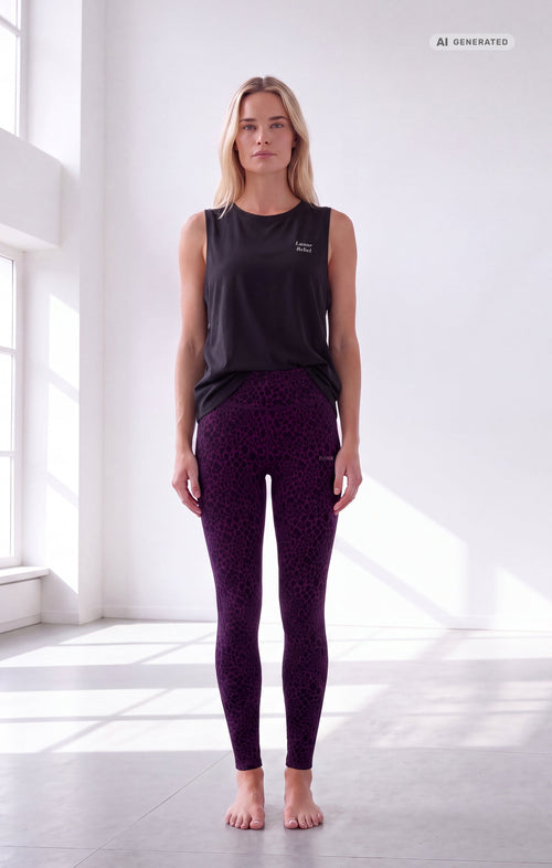 Yoga Tank 2.0 Lunar Rebel Bio Baumwolle Tencel™ Tara - schwarz – AI GENERATED / KI-GENERIERT