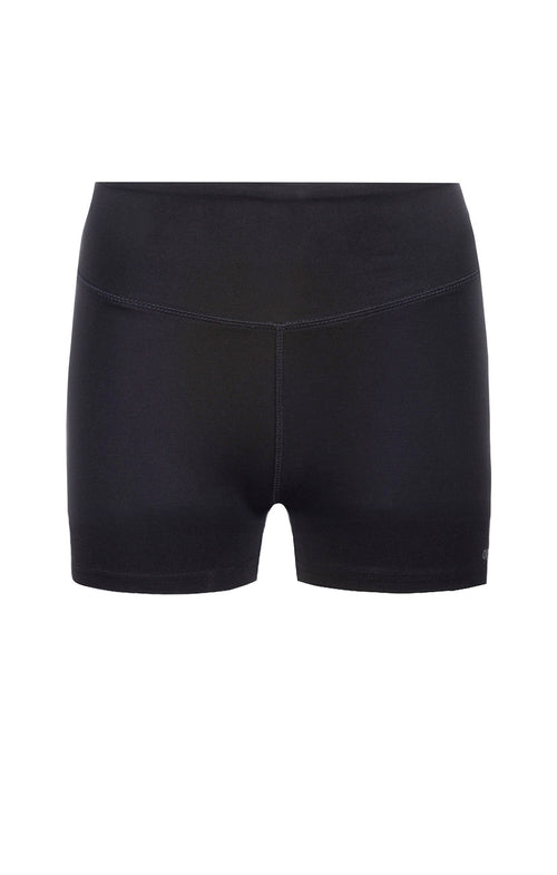 | color:schwarz | yoga damen basic shorts kora | tencel bio baumwolle | shorts basic | yoga damen shorts nachhaltig