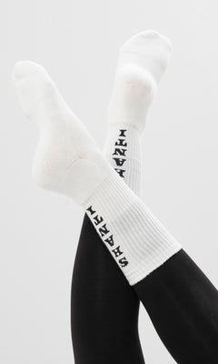 Yoga Sportsocken Shanti Shanti Bio Baumwolle Ava - weiß