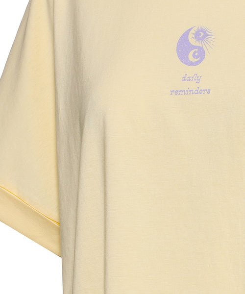 | color:gelb |yoga t-shirt luisa harisch gelb yoga |t-shirt daily reminders ognx 108