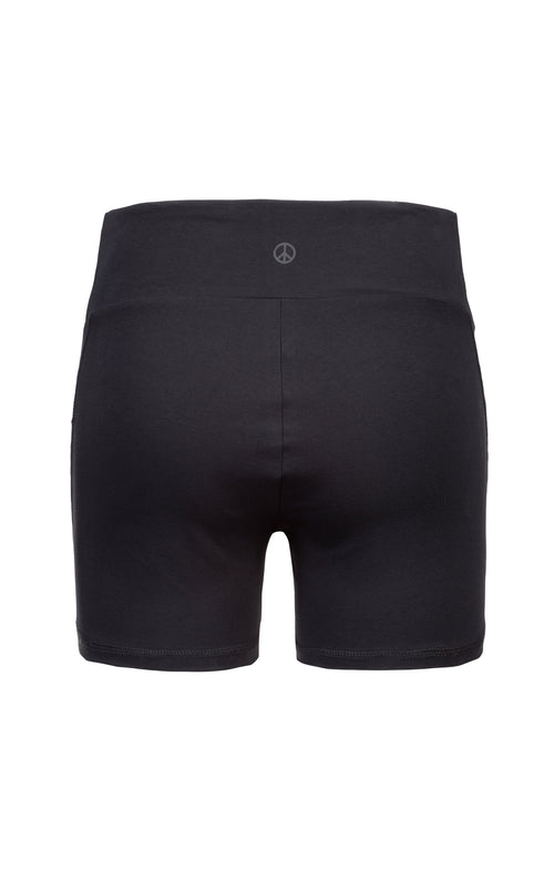 | color:schwarz |hot yoga shorts schwarz baumwolle