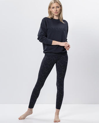 | color:blau |leggings leo blau bio baumwolle nachhaltig
