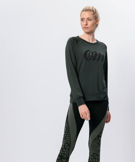 | color:grün |yoga pulli OM lenzing grün