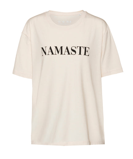 | color:schwarz |yoga t-shirt namaste weiß