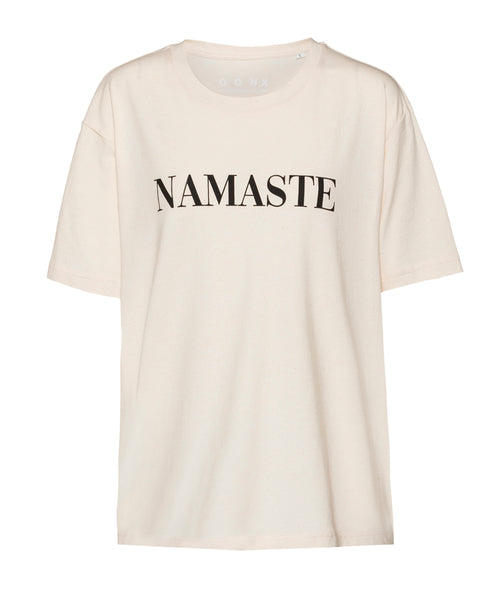 | color:schwarz |yoga t-shirt namaste weiß 
