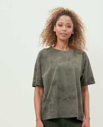 | color:grün |batik t-shirt grün