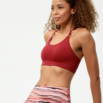 | color:rot |yoga sport bh rot mittlerer halt