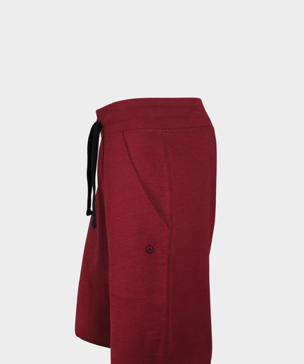 | color:red |yoga shorts men red