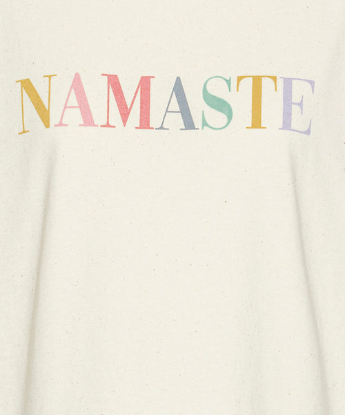 | color:weiss |yoga t-shirt namaste weiss
