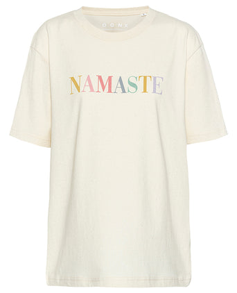 | color:weiss |yoga t-shirt namaste weiss