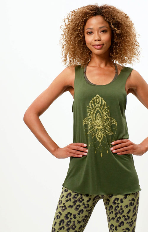 Ognx Loose Tank Lotus Tencel™ - grün