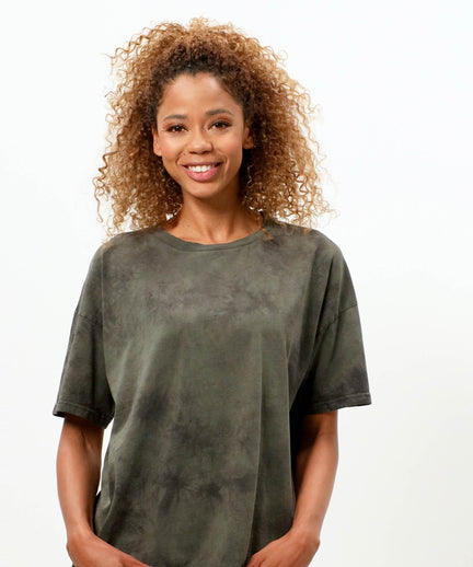 | color:grün |batik t-shirt grün